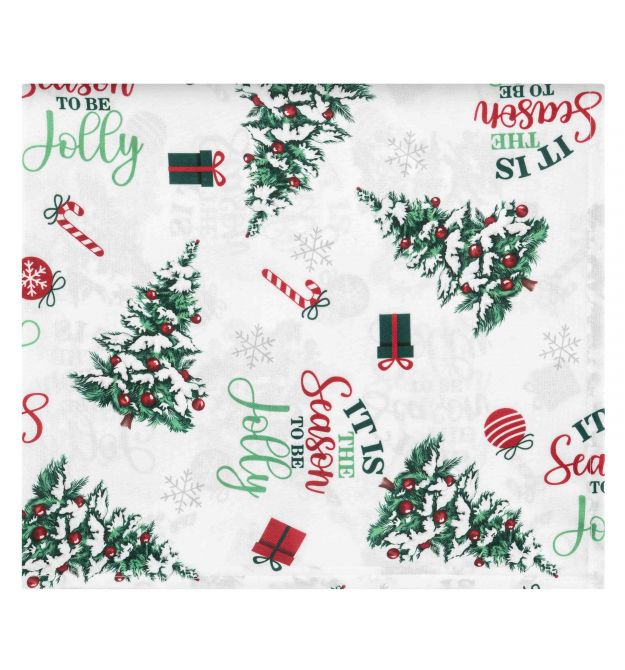 ARDESTO Скатерть Christmas Tree 120х140см, 100% полиэстер, зеленый