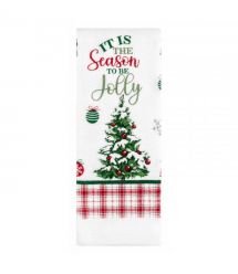 ARDESTO Набор полотенец для кухни Christmas Tree 38х63см, 2шт, 100% хлопок, зеленый