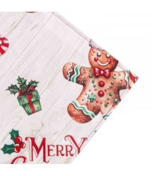 ARDESTO Набор салфеток серв. Christmas Gingerbread 30х45см, 2шт, 100% полиэстер, красный