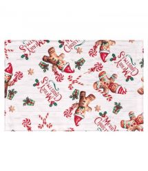 ARDESTO Салфетка серв. Christmas Gingerbread 30х45см, 100% полиэстер, красный