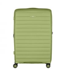 2E Чемодан, Aero, полипропилен, большой, 99/119 л, TSA, 4 колеса, EXP, оливково-зеленый