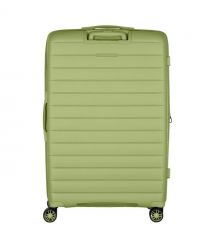 2E Чемодан, Aero, полипропилен, большой, 99/119 л, TSA, 4 колеса, EXP, оливково-зеленый