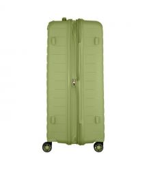 2E Чемодан, Aero, полипропилен, большой, 99/119 л, TSA, 4 колеса, EXP, оливково-зеленый