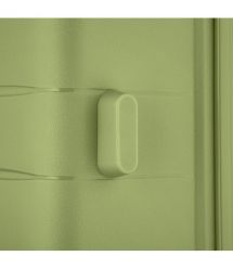 2E Чемодан, Aero, полипропилен, большой, 99/119 л, TSA, 4 колеса, EXP, оливково-зеленый