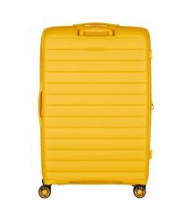 2E Чемодан, Aero, полипропилен, большой, 99/119 л, TSA, 4 колеса, EXP, янтарно-желтый