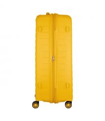 2E Чемодан, Aero, полипропилен, большой, 99/119 л, TSA, 4 колеса, EXP, янтарно-желтый