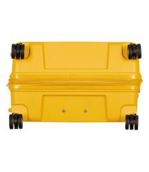 2E Чемодан, Aero, полипропилен, большой, 99/119 л, TSA, 4 колеса, EXP, янтарно-желтый