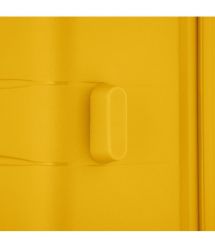 2E Чемодан, Aero, полипропилен, большой, 99/119 л, TSA, 4 колеса, EXP, янтарно-желтый