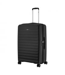 2E Чемодан, Aero, полипропилен, большой, 99/119 л, TSA, 4 колеса, EXP, черный
