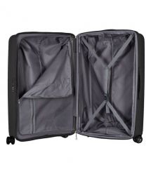 2E Чемодан, Aero, полипропилен, большой, 99/119 л, TSA, 4 колеса, EXP, черный