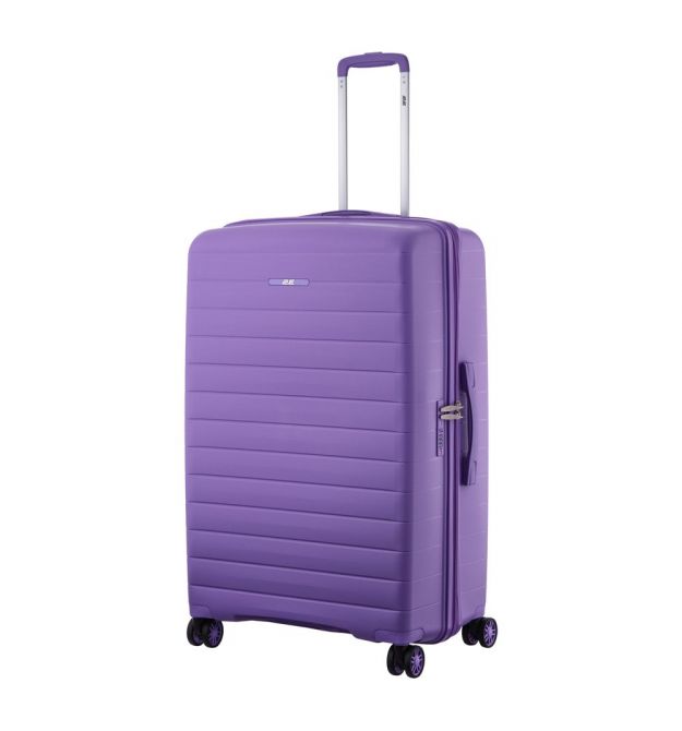 2E Чемодан, Aero, полипропилен, большой, 99/119 л, TSA, 4 колеса, EXP, лавандовый