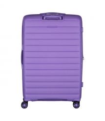 2E Чемодан, Aero, полипропилен, большой, 99/119 л, TSA, 4 колеса, EXP, лавандовый