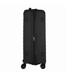 2E Чемодан, Aero, полипропилен, средний, 63/78 л, TSA, 4 колеса, EXP, черный