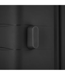 2E Чемодан, Aero, полипропилен, средний, 63/78 л, TSA, 4 колеса, EXP, черный