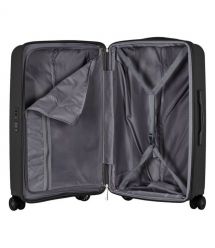 2E Чемодан, Aero, полипропилен, средний, 63/78 л, TSA, 4 колеса, EXP, черный