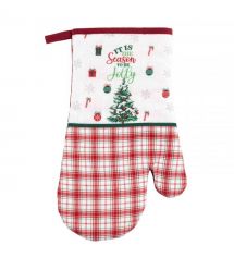 ARDESTO Подарочный набор для кухни Christmas Tree, 3шт, 100% хлопок (полотенце), 100% полиэстер (прихватки), зеленый