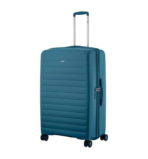 2E Чемодан, Aero, полипропилен, большой, 99/119 л, TSA, 4 колеса, EXP, синий