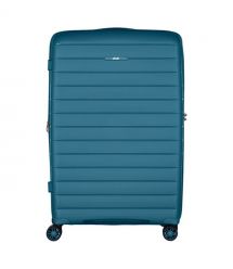 2E Чемодан, Aero, полипропилен, большой, 99/119 л, TSA, 4 колеса, EXP, синий