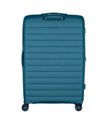 2E Чемодан, Aero, полипропилен, большой, 99/119 л, TSA, 4 колеса, EXP, синий