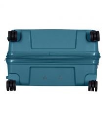 2E Чемодан, Aero, полипропилен, большой, 99/119 л, TSA, 4 колеса, EXP, синий