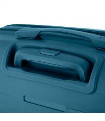 2E Чемодан, Aero, полипропилен, большой, 99/119 л, TSA, 4 колеса, EXP, синий