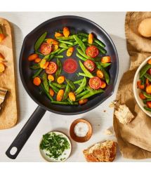 Tefal Tefal Day by Day pan with lid, 28cm, with lid, aluminum, bakelite, glass, black