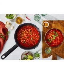 Tefal Tefal Day by Day pan with lid, 28cm, with lid, aluminum, bakelite, glass, black