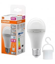 Osram Лампа OSRAM LED E27 8Вт 806Лм 4000К A60 акумуляторна