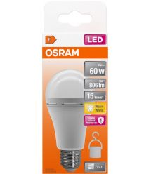 Osram Лампа OSRAM LED E27 8Вт 806Лм 2700К A60 акумуляторна