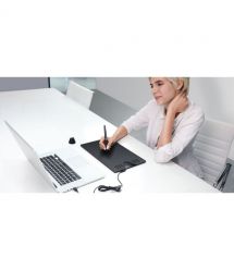 Huion Графический планшет 10"x6.25" HS610, microUSB, черный