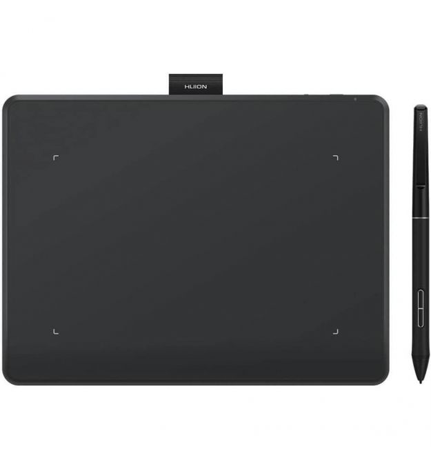Huion Графический планшет 6.3"x3,9" Inspiroy Frego S, BT, USB-C, черный