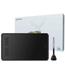 Huion Графический планшет 6.3"x3.9" H640P, microUSB, черный