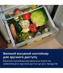 Electrolux Electrolux single door cooler built-in, 177x55x55, 310l, E, ST, inv, white