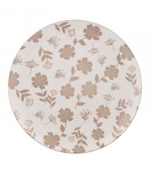 ARDESTO Тарелка обеденная Ravenna, 26.8см, фарфор, бело-бежевый