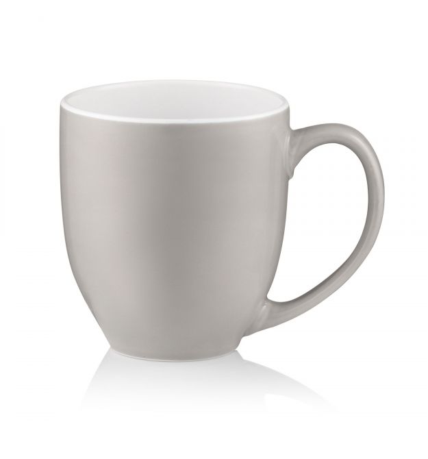 ARDESTO Чашка Pio, 430мл, керамика, серый светлый