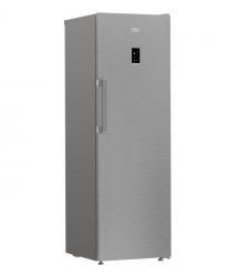 Beko Морозильна камера Beko, 187x60x71, 286л, 1дв., E, NF, нержавіюча сталь