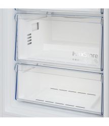 Beko Морозильна камера Beko, 187x60x71, 286л, 1дв., E, NF, нержавіюча сталь