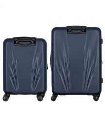 Wenger Набір валіз Wenger Skyon Hardside, полікарбонат, (S+L), TSA, 4 колеса, розширення, темно-синій