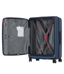 Wenger Набір валіз Wenger Skyon Hardside, полікарбонат, (S+L), TSA, 4 колеса, розширення, темно-синій