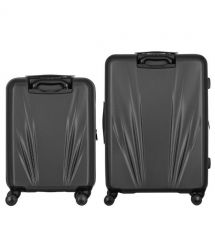 Wenger Набір валіз Wenger Skyon Hardside, полікарбонат, (S+L), TSA, 4 колеса, розширення, сірий