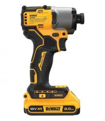 DeWALT Шурупокрут ударний акумуляторний DeWalt XR Li-Ion PowerStack 18В 1х1.7А·год 192Нм 3200об/хв 4200уд/хв кейс 0.88кг без ЗП