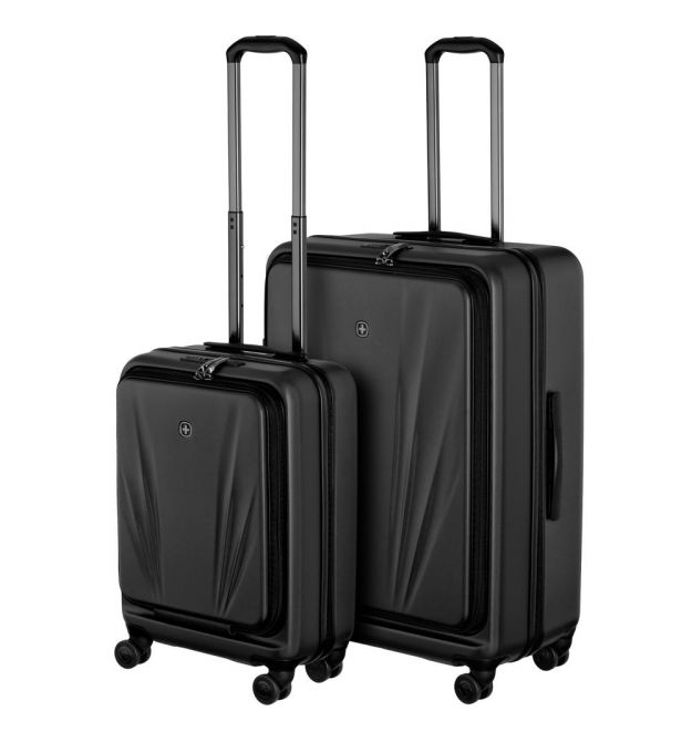 Wenger Набір валіз Wenger Skyon Hardside, полікарбонат, (S+L), TSA, 4 колеса, розширення, чорний