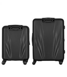 Wenger Набір валіз Wenger Skyon Hardside, полікарбонат, (S+L), TSA, 4 колеса, розширення, чорний