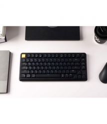 Keychron Клавиатура механическая J1 82Key, K pro Banana, WL/BT/USB-A, QMK, Hot-swap, EN/UKR, RGB, черный