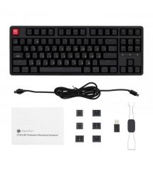 Keychron Клавиатура механическая C3 Pro V2 87Key, K pro Red, USB-A, QMK, Hot-swap, 8K, EN/UKR, RGB, черный