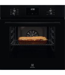 Electrolux Electrolux oven electrical, 65l, A, display, convection, telescopic rails, black