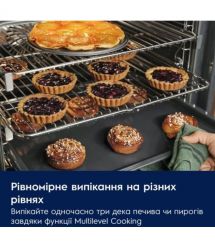 Electrolux Electrolux oven electrical, 65l, A, display, convection, telescopic rails, black