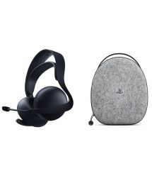 PlayStation Гарнитура PULSE Elite, WL (Чехол), Midnight Black