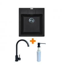 Adamant Набор кухонная Brick, искуственный камень, квадрат, без крыла, 460x515x200