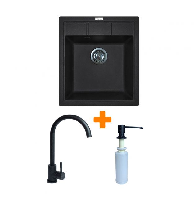 Adamant Набор кухонная Brick, искуственный камень, квадрат, без крыла, 460x515x200